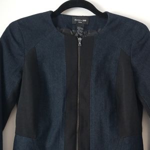 Focus 2000 petite colorblock stretch denim jacket